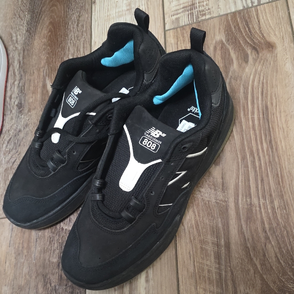 NWT Men's New Balance Lemon Tiagos 808 Skate Shoe, in Blk/Wht/Blu. Various Sizes